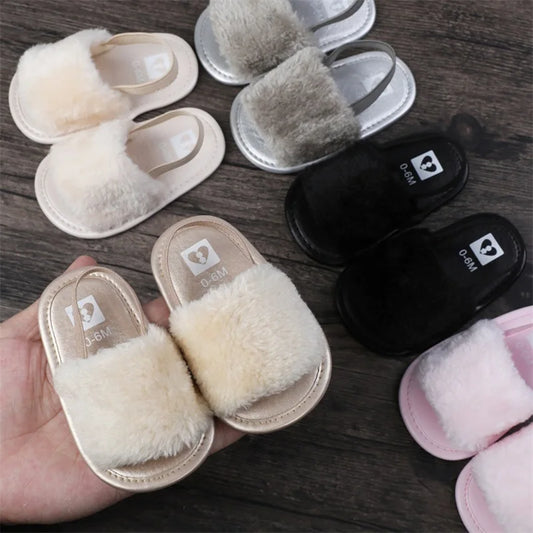 Summer Newborn Infant Baby Girls Soft Sole Sandals