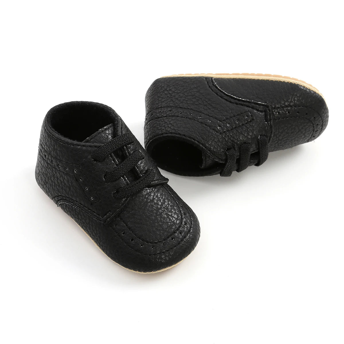 KIDSUN Newborn Baby Shoes PU Leather Anti-slip First Walker Sneakers