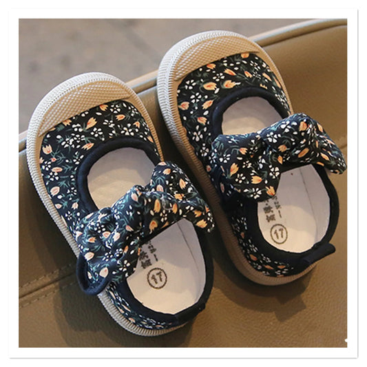 Soft Sole Baby Canvas Shoes - Casual Non-Slip Sneakers for Newborns & Toddlers